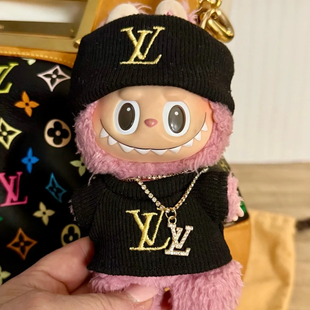 Louis Vuitton LV Black Murakami Judy Multicolored GM Satchel Bag - Picture 11 of 16